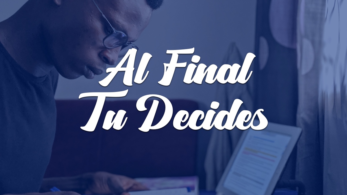 Devocionales Justo A Tiempo AL FINAL TU DECIDES