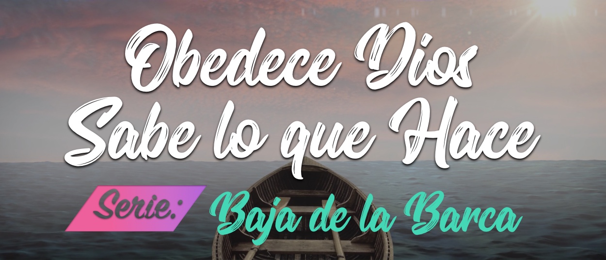 OBEDECE DIOS SABE LO QUE HACE – Devocionales Justo a Tiempo
